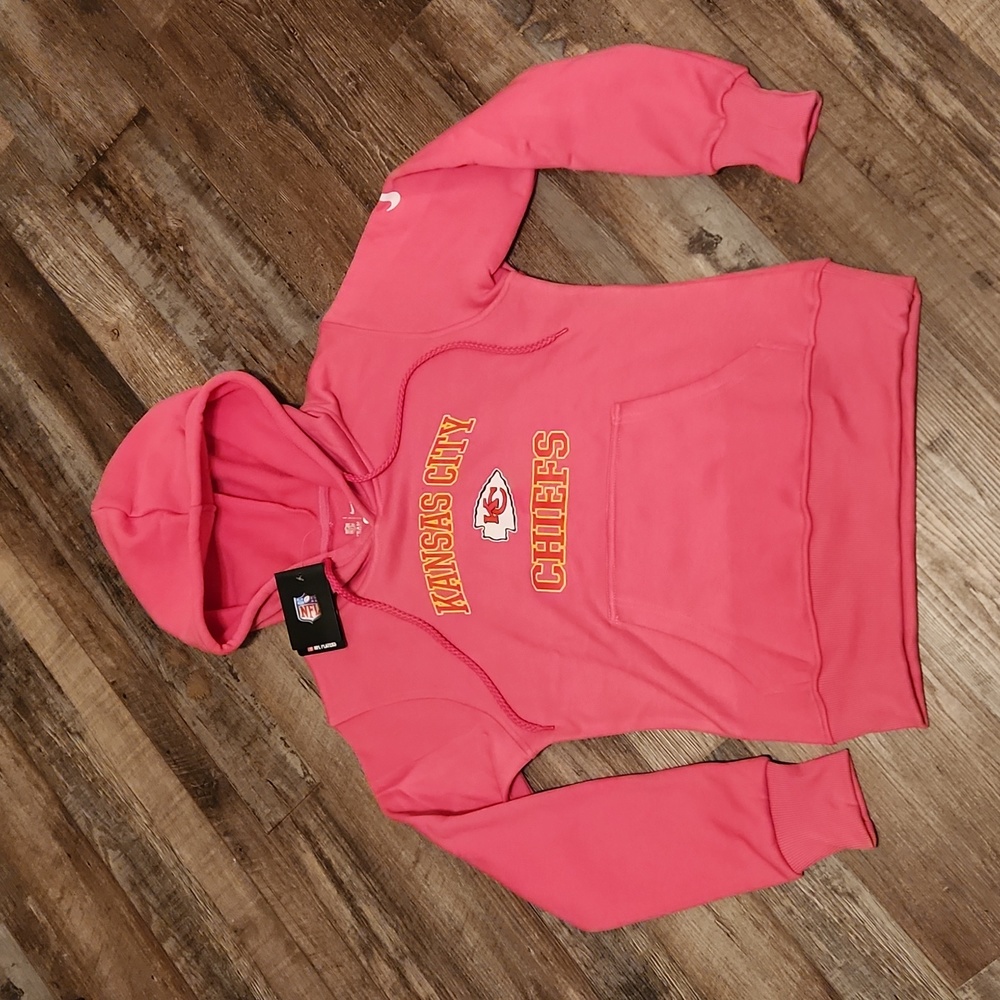 Kansas City Chiefs NFL Nike Taylor Swift Hoodie Sweatshirt Pullover NWT Pink